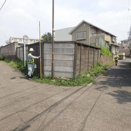 道路境界塀改修工事