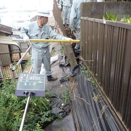 土留め擁壁補修